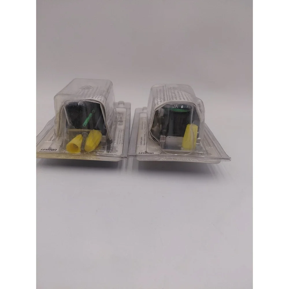 2 Leviton Decora Sureslide Dimmer 600W White 607-6631-PW Preset Switch Lot NIB